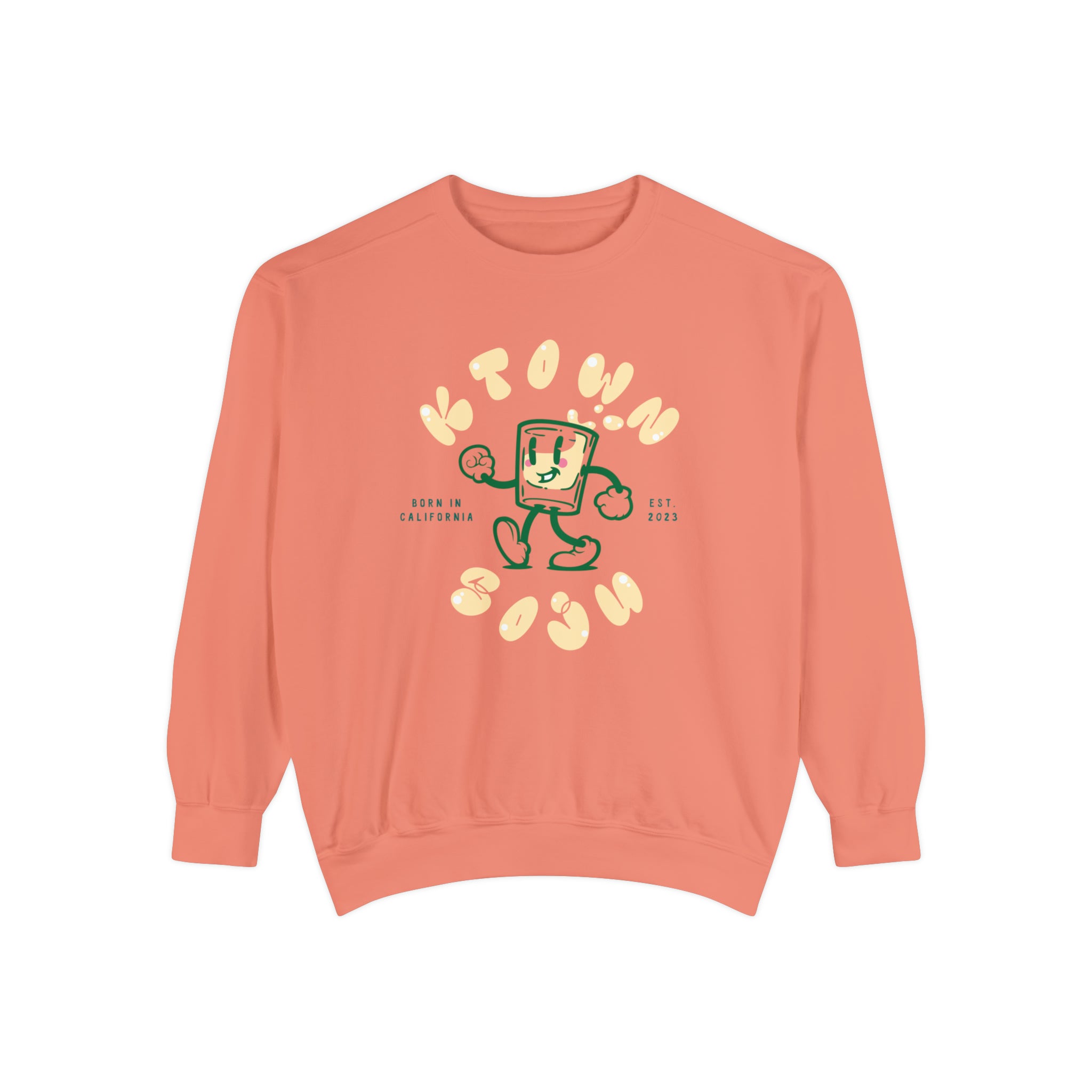 KTOWN Splash Sweatshirt in Terra Cotta